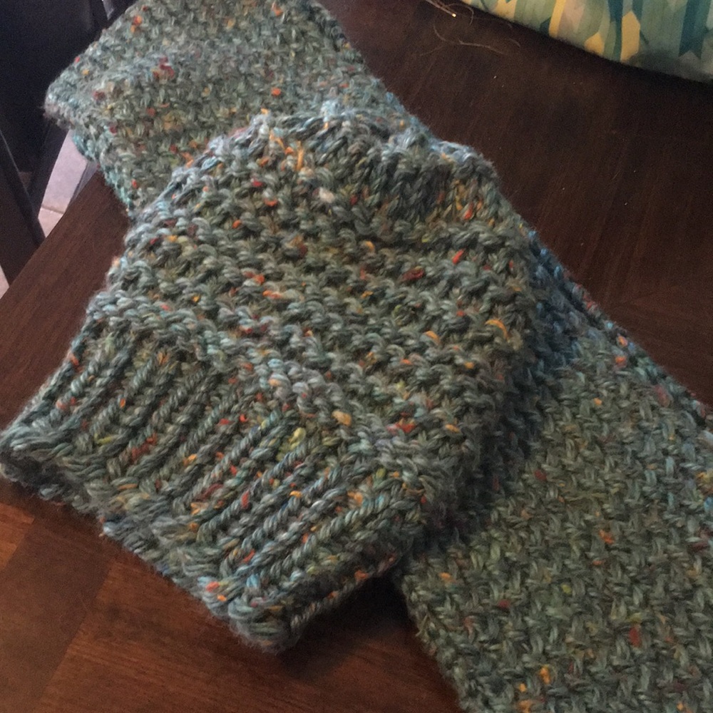 Hat and scarf combo